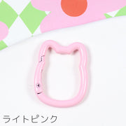 カラビナ ネコ型 猫 ねこ キャット キーホルダー カラー かわいい 吊り下げ ぶら下げ パーツ 多用途 アウトドア 登山 クライミング キャンプ 釣り 旅行 アウトレジャー