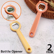 栓抜き ボトルオープナー 蓋開け 瓶 キャップ キッチンツール インテリア ロングハンドル ループ付き 吊り下げ クマ耳 可愛い