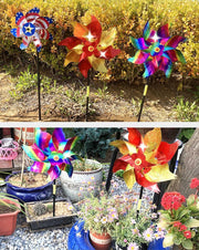 鳥よけ風車 鳥よけ 鳥除け 単品 1個 地面挿し 鳥よけグッズ 防鳥対策 防鳥グッズ 防鳥用品 鳩よけ カラスよけ からす撃退 鳥害対策 太陽光反射 光沢感 反射 ガーデニング ベランダ 庭 田畑 公園 プール DIY 鳥よけ装置 防鳥装置 風車 かざぐるま