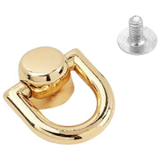 バックル バッグ用 2個セット Dカン コネクタバックル 金具 留め具 手芸 ハンドメイド用品 DIY かばん用 裁縫材料 金 銀 黒 ブロンズ おしゃれ カバン