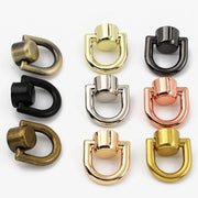 バックル バッグ用 2個セット Dカン コネクタバックル 金具 留め具 手芸 ハンドメイド用品 DIY かばん用 裁縫材料 金 銀 黒 ブロンズ おしゃれ カバン