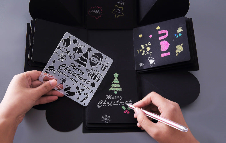 ステンシルシート 5点セット 5枚セット ステンシルプレート 描画 テンプレート 商品画像4