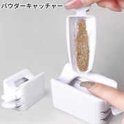 パウダーキャッチャー パウダーリサイクル ネイルアート用品 パウダー ラメ グリッター 集塵ボックス 汚れ防止 飛び散り防止 スコップ