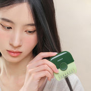 ヘアカッター くし付き 2WAY コーム ヘアブラシ ヘアトリマー コンパクト 持ち運び すきバサミ 櫛 ハサミ ヘアカット セルフカット 前髪カット 枝毛カット ヘアケア 携帯用 カバー付き