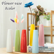 花瓶 花びん フラワーベース フラワースタンド 一輪挿し 陶器 シンプル 円柱 おしゃれ 可愛い 生け花 造花 インテリア雑貨