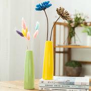 花瓶 花びん フラワーベース フラワースタンド 一輪挿し 陶器 シンプル 円柱 おしゃれ 可愛い 生け花 造花 インテリア雑貨