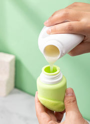 アトマイザー 単品 詰め替え容器 60ml 90ml ミニ 小型 ブラシ付き シンプル 化粧水 持ち運び 持ち歩き お出かけシーン 旅行 トラベル 赤 青 緑 オレンジ色 紫