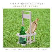 ドリンクホルダー 2個セット ボトルキャリアー ドリンクバスケット 折りたたみ式 2本用 ワインボトル ビール瓶 手提げ 持ち運び アウトドア バー パーティー BBQ アウトドア スポーツ観戦