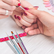 ネイルブラシスタンド ブラシホルダー メイクブラシホルダー 5本 筆置き 一時置き ネイル用品 ネイルアート ジェルネイル セルフネイル 便利