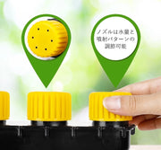 散水用ノズル 水やり ミストホース 噴霧ノズル スプレー ミスト ガーデニング用品 4穴 農業 園芸 散水機 広範囲 家庭菜園 散水 霧化