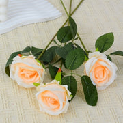 造花 フェイクフラワー 3本セット バラ 薔薇 フラワーアレンジメント アーティフィシャルフラワー アートフラアー 花飾り 装飾 インテリア雑貨 フォト 写真撮影 母の日 プレゼント ギフト