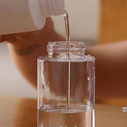 詰め替え容器 小分け容器 プッシュボトル ポンプディスペンサー 小分けボトル 120ml 150ml 200ml 化粧水 携帯 持ち運び 透明 クリア コットン 旅行 トラベル 便利