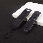 Fire TV Stick用リモコンカバー 保護ケース シリコン ファイヤースティック テレビ リモコンケース 汚れ防止 傷防止 ストラップ付 薄型 キルティング風
