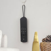 Fire TV Stick用リモコンカバー 保護ケース シリコン ファイヤースティック テレビ リモコンケース 汚れ防止 傷防止 ストラップ付 薄型 キルティング風