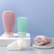 トラベルボトル 60ml 詰替え容器 小分け 旅行用品 シャンプー トリートメント 乳液 ボディーソープ ストッパー 出張 スポーツジム 携帯 持ち歩き くすみカラー おしゃれ かわいい 便利 お泊り 漏れ防止