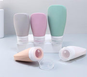 トラベルボトル 60ml 詰替え容器 小分け 旅行用品 シャンプー トリートメント 乳液 ボディーソープ ストッパー 出張 スポーツジム 携帯 持ち歩き くすみカラー おしゃれ かわいい 便利 お泊り 漏れ防止