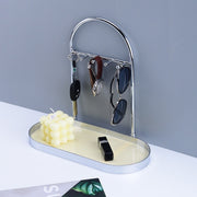 卓上収納ラック キーフックスタンド 鍵掛け アクセサリースタンド 玄関 小物置き 多段 おしゃれ シンプル