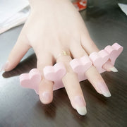 セパレーター 2個セット ネイル用品 手指 足指 ハート 広げる つま先 ソフト スポンジ フットセパレーター トゥセパレーター セルフネイル ジェルネイル マニキュア ペディキュア かわいい キュート 便利