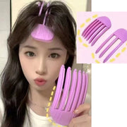 前髪立ち上げクリップ 2サイズセット ヘアアレンジ ヘアスタリング ふんわり 根本立ち上げ 根本櫛 クシ くし ヘアクリップ ヘアカーラー 簡単 便利グッズ センターパート ミディアム ショート ボブ ロング