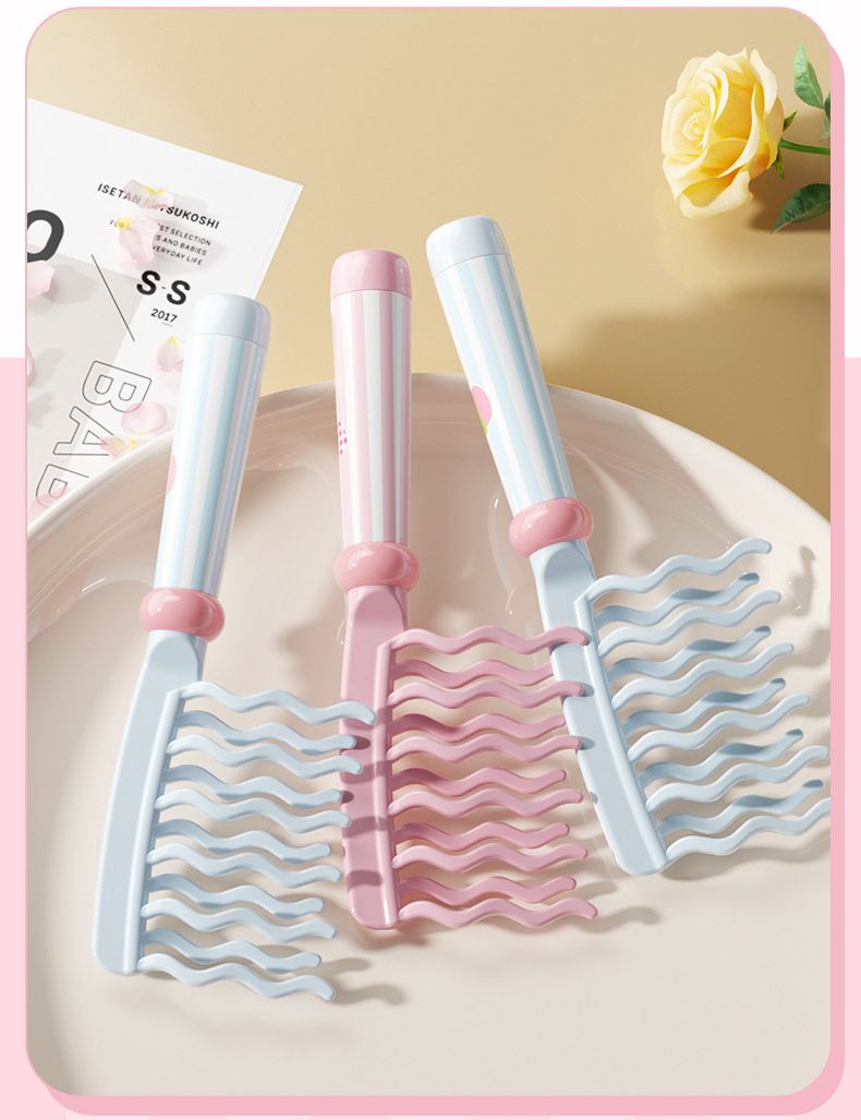 波形ヘアブラシ 二列構造 ウェーブ 巻き髪 ブラッシング スタイリング 商品画像4