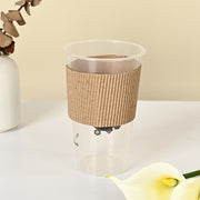 カップスリーブ 10個セット カップホルダー 90口径 使い捨て マグカップ コップ キッチン用品 耐熱 断熱 グラス 熱さ対策