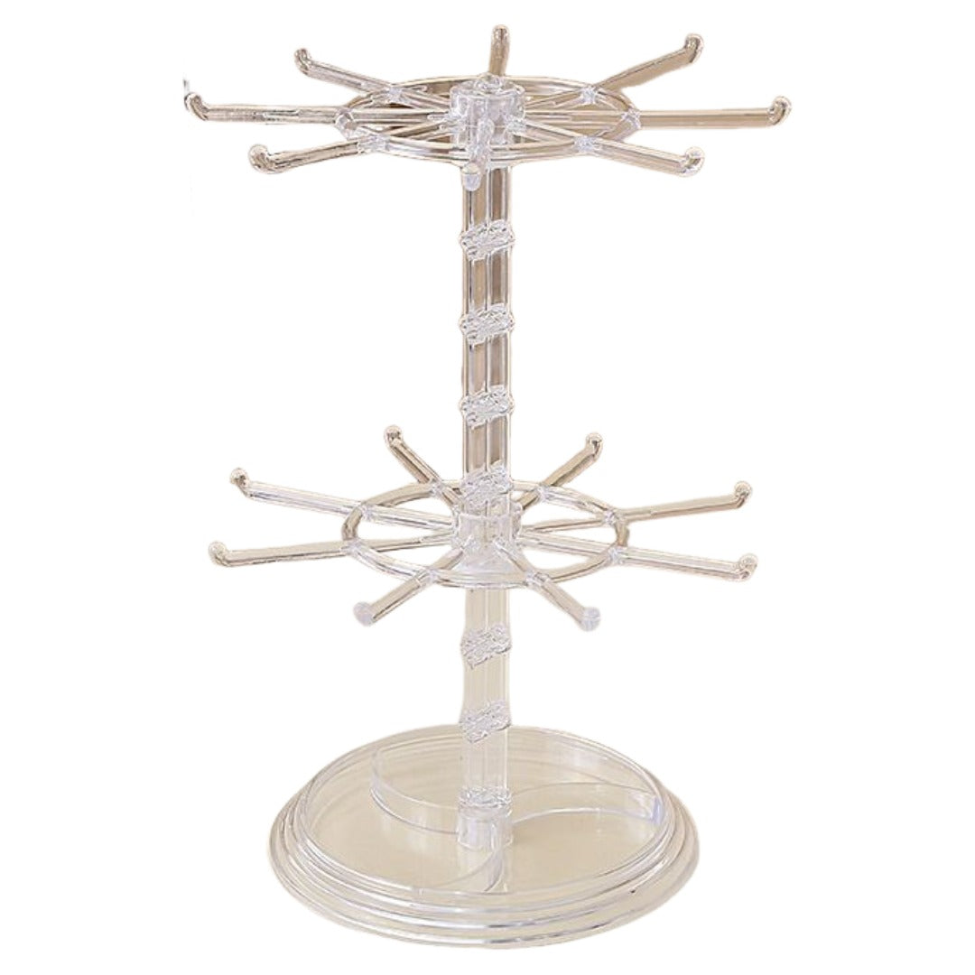 アクセサリースタンド スタンド アクセサリー ディスプレイスタンド ツリー型 回転式 ジュエリースタンド ネックレス ブレスレット