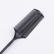 カラーリング用ブラシ付きコーム ヘアカラーコーム 毛染め 刷毛 ハケ 櫛 クシ くし 一体型 便利 塗りやすい セルフカラー 自宅用 美容院 ヘアサロン カラー トリートメント 塗布 部分染め リタッチ