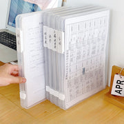 ファイルケース ファイルボックス 書類ケース クリアケース 収納 ホルダー シンプル 無地 事務用品 文具 保管 書類整理 資料 プリント オフィス 学生 学校