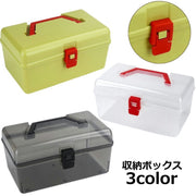 収納ボックス 収納ケース 工具箱 工具収納 ツールボックス 小物収納 持ち手付き 多機能 持ち運び 仕切り 文房具 薬 化粧品 ネイルツール 雑貨 救急箱 学校 オフィス 家庭