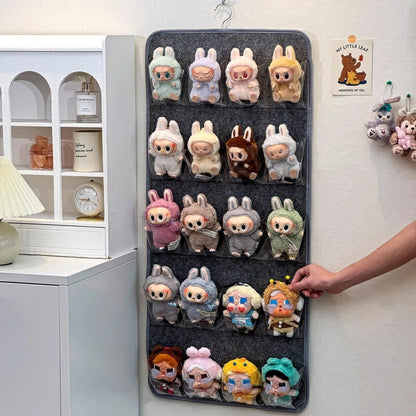 ウォールポケット 収納ポケット クリアポケット ぬいぐるみ用 見せる収納 小物収納 商品画像5