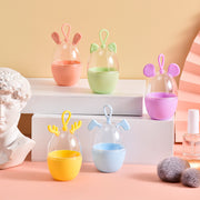 メイクスポンジケース パフケース スポンジホルダー メイク用品 化粧品 化粧道具 アニマル 卵型 かわいい 旅行 携帯