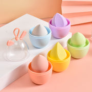 メイクスポンジケース パフケース スポンジホルダー メイク用品 化粧品 化粧道具 アニマル 卵型 かわいい 旅行 携帯