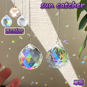 サンキャッチャー 1本 吊り下げタイプ 窓際装飾 インテリア 小物 インテリアアクセサリー レインボー メーカー 屋内 おしゃれ クリスタル風 カーテン 風水 太陽光