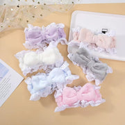 ヘアバンド 洗顔用 ヘッドバンド レディース 女性 バス用品 スキンケア ヘアケア リボン フリル かわいい おしゃれ ふわふわ