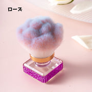 ダストブラシ ジェルネイル パウダーブラシ ネイルアート ネイルグッズ メイクグッズ 化粧 メイク ブラシ ダスト除去 ラインストーン 凸凹