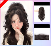 ポイントウィッグ 部分ウィッグ つけ毛 バンスクリップ 装着簡単 レディース ヘアアクセサリー ヘアアレンジ ウェーブ ふわふわ ロング コスプレ イメチェン 可愛い