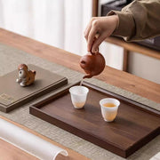 トレー トレイ お盆 おぼん 竹製 持ち手付き 木目調 和風 カフェトレー お食事トレー 茶道具 配膳 キッチン用品 台所用品 家庭用 業務用 来客用 おもてなし シンプル おしゃれ
