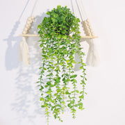 フェイクグリーン 人工観葉植物 ポット 造花 緑 つる ツル リーフ 葉っぱ 卓上 吊り下げ 装飾 飾り インテリア おしゃれ かわいい ユーカリ ロング DIY アレンジ 枯れない 長い 観葉植物 室内