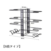 キッチン収納ラック フライパン収納 鍋蓋スタンド キッチン整理用品 台所収納 シンク下 省スペース 大容量 スリム 戸棚