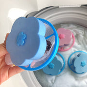 洗濯機用 くず取りネット 同色2個セット 洗濯用品 ゴミ取りネット ゴミキャッチャー 糸くずフィルター クズ取り 縦型洗濯機用 フラワー 花 浮き型 ランドリー用品 便利 簡単 日用品雑貨