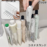 コスメスタンド 化粧品 スタンド 収納 ボックス ケース 立てる チューブ型 透明 クリア クリーム ハンドクリーム シンプル