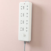電源タップホルダー 4個セット スライド式 粘着式 壁掛け 壁面 収納 貼り付け 取り付け 固定 テープ 簡単 配線 整理 すっきり リモコン ルーター 便利