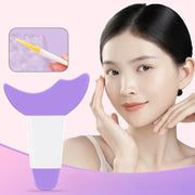 マスカラガード 単品 1個 アイメイクアシスト ガイドアシスト スパチュラ ヘラ マスカラ まつ毛 アイシャドウ アイライン 涙袋 ガードツール メイク アイメイク 多機能 シールド カーブ コンパクト シンプル かわいい 持ち運び