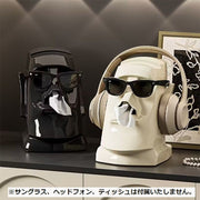 ティッシュケース モアイ 眼鏡スタンド サングラススタンド ヘッドホンスタンド ティッシュカバー ティッシュペーパーボックス ボックスティッシュケース 置き型 インテリア ユーモア おもしろ おしゃれ