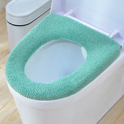 便座カバー トイレカバー O型 寒さ対策 汚れ防止 あったか 防寒 シンプル ストラップ付き 持ち手 生活雑貨 トイレ用品 カラバリ豊富