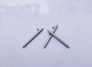バネ棒 6本セット 時計ベルト バンド 取り付け用 汎用品 部品パーツ 交換用部品 腕時計 ピン シャフト 修理