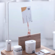 メモクリップ 単品 メモホルダー ペインティングクリップ メモ立て クリップホルダー スタンド カード立て 雑貨 インテリア 文具 無地 単色 シンプル