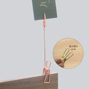 メモクリップ 単品 メモホルダー ペインティングクリップ メモ立て クリップホルダー スタンド カード立て 雑貨 インテリア 文具 無地 単色 シンプル