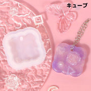 シリコンモールド レジン型 クラフト用品 手芸用品 アクセサリーパーツ DIY ハンドメイド おしゃれ かわいい 型 UV ブローチ キーホルダー チャーム製作