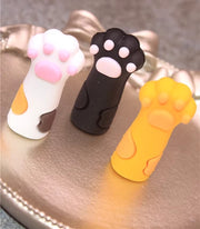 ニッパーキャップ ニッパーカバー シリコンキャップ 単品 爪切り保護カバー ネイルニッパーキャップ 猫の手 肉球 シリコン かわいい